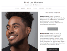 Tablet Screenshot of bradleemorrison.com